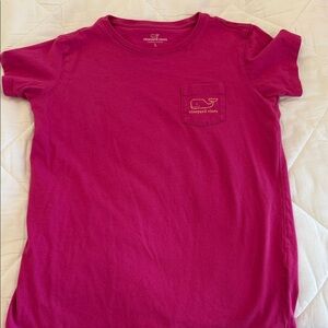 Vineyard Vines Kids Magenta Tee